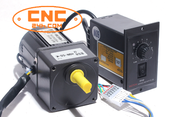 Động cơ kèm hộp số và điều chỉnh tốc độ 25W