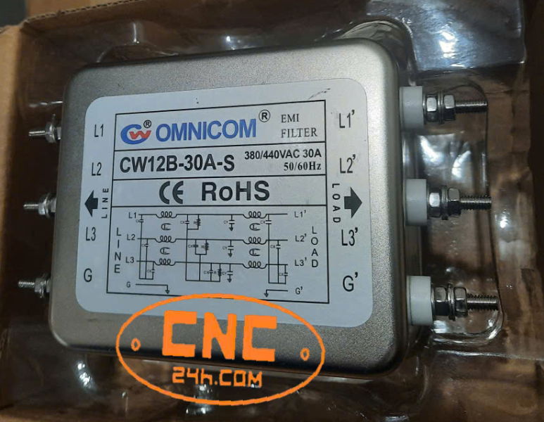 Lọc nhiễu 380VAC CW12B-30A-S