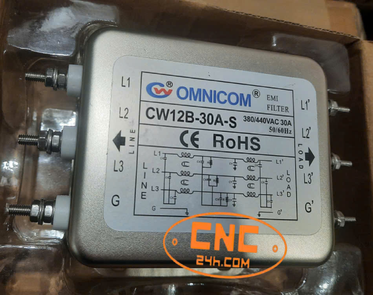 Lọc nhiễu 380VAC CW12B-30A-S