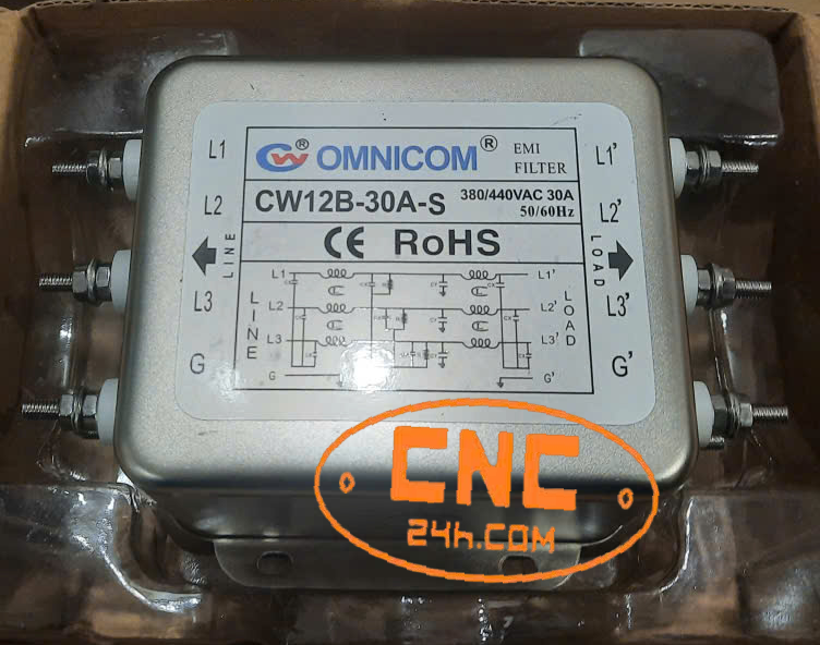 Lọc nhiễu 380VAC CW12B-30A-S