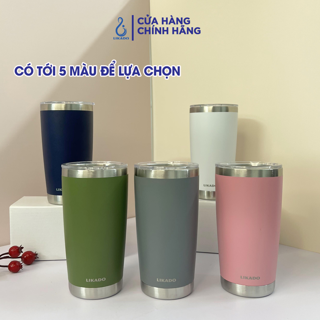 Cốc Giữ Nhiệt Likado thép không rỉ 304 dung tích 380ml/600ml