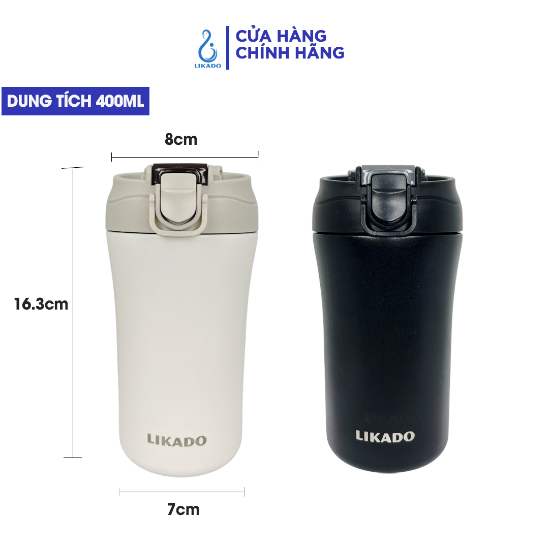 Bình giữ nhiệt Likado inox 304 cao cấp giữ nhiệt lâu dung tích 400ml