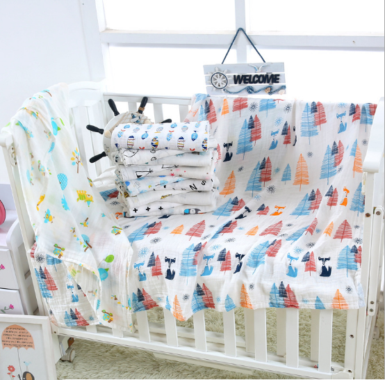 Khăn xô tắm 4 lớp cho bé 120x120cm