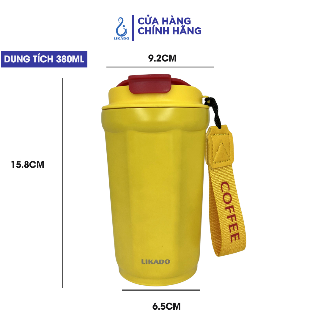 Cốc Giữ Nhiệt Likado thép không rỉ 304 dung tích 380ml/600ml