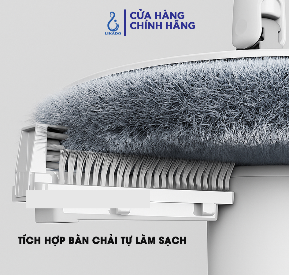 Cây lau nhà thông minh tách nước bẩn Likado LKD 817 Thùng tròn