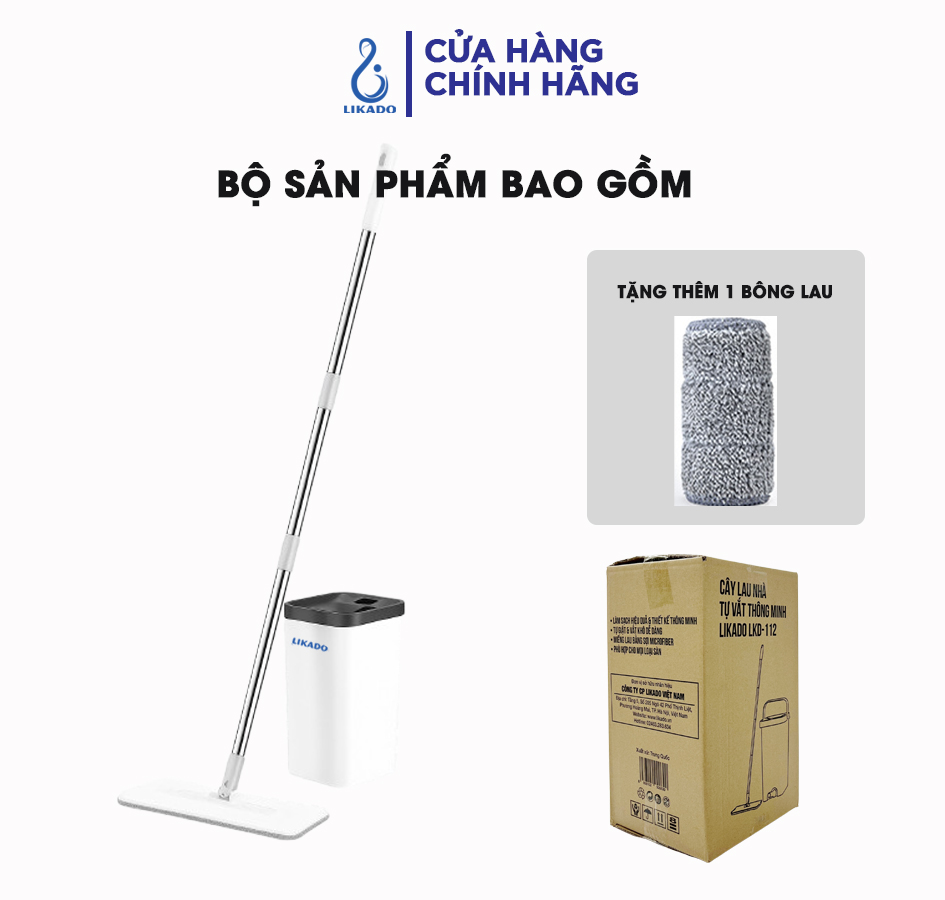 Cây lau nhà tự vắt thông minh Likado LKD – 112