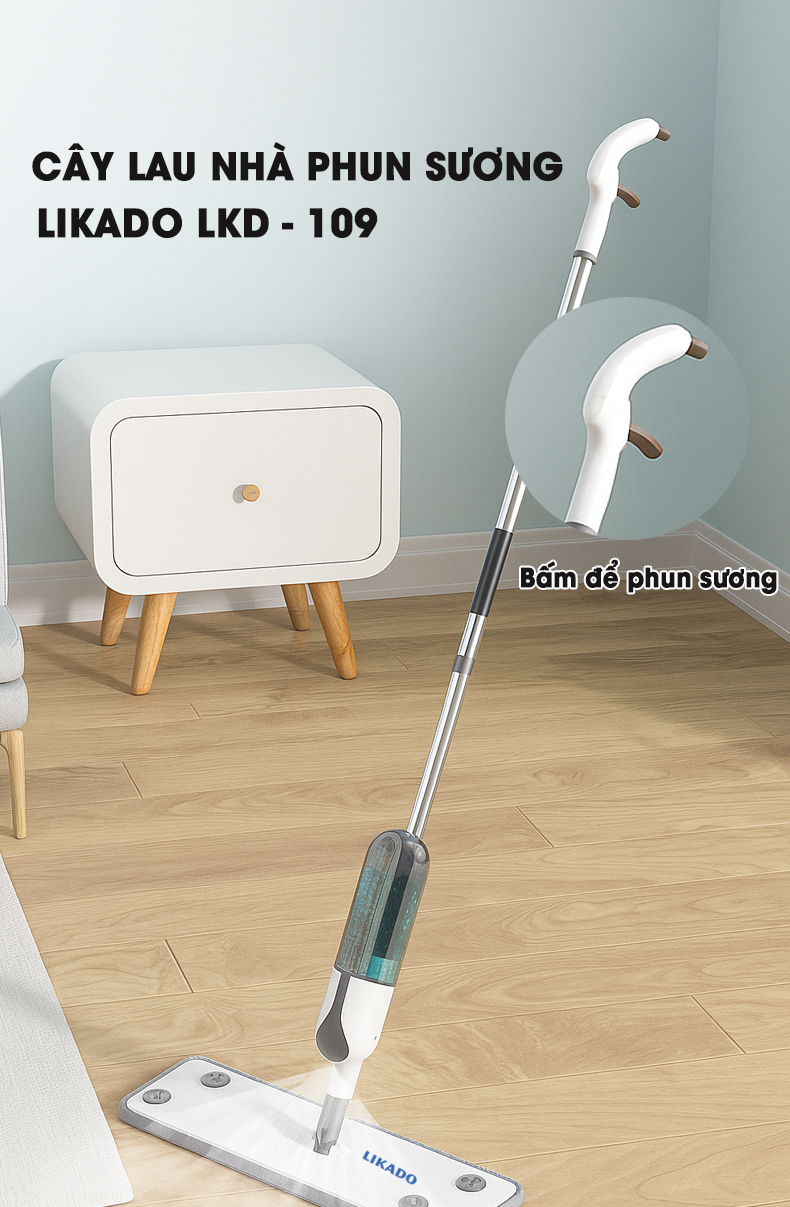 Cây lau nhà thông minh phun sương Likado (LKD-109)
