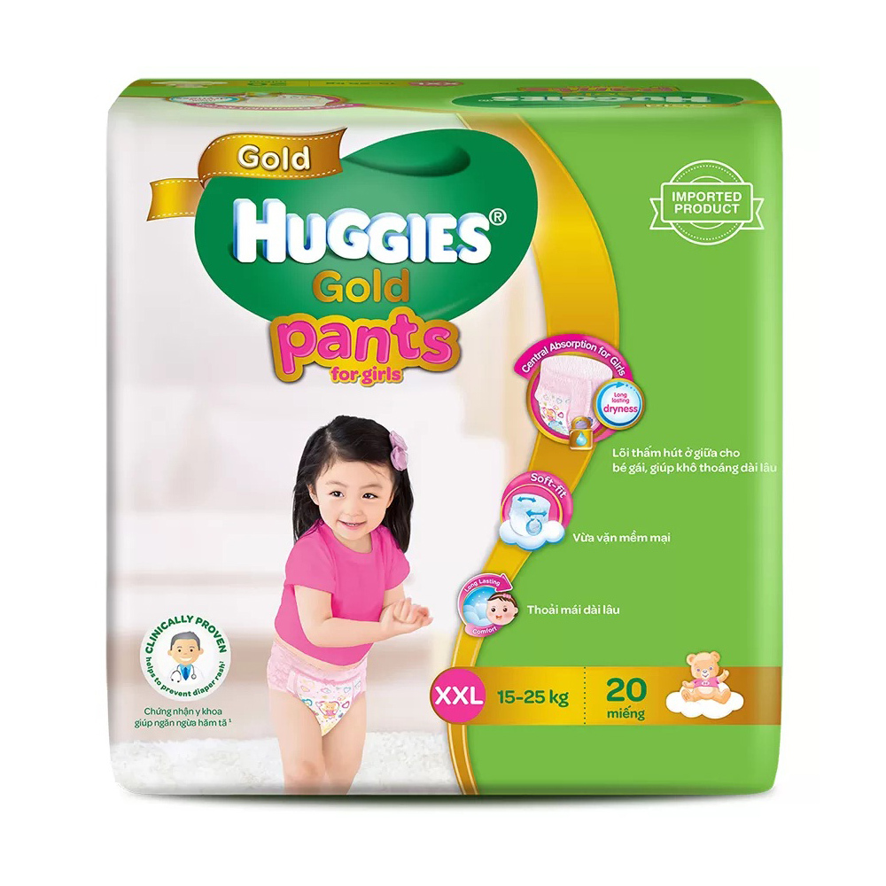 Tã quần cao cấp Huggies Gold