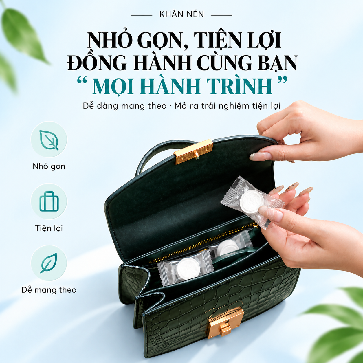 Khăn nén Likado hộp 100 viên