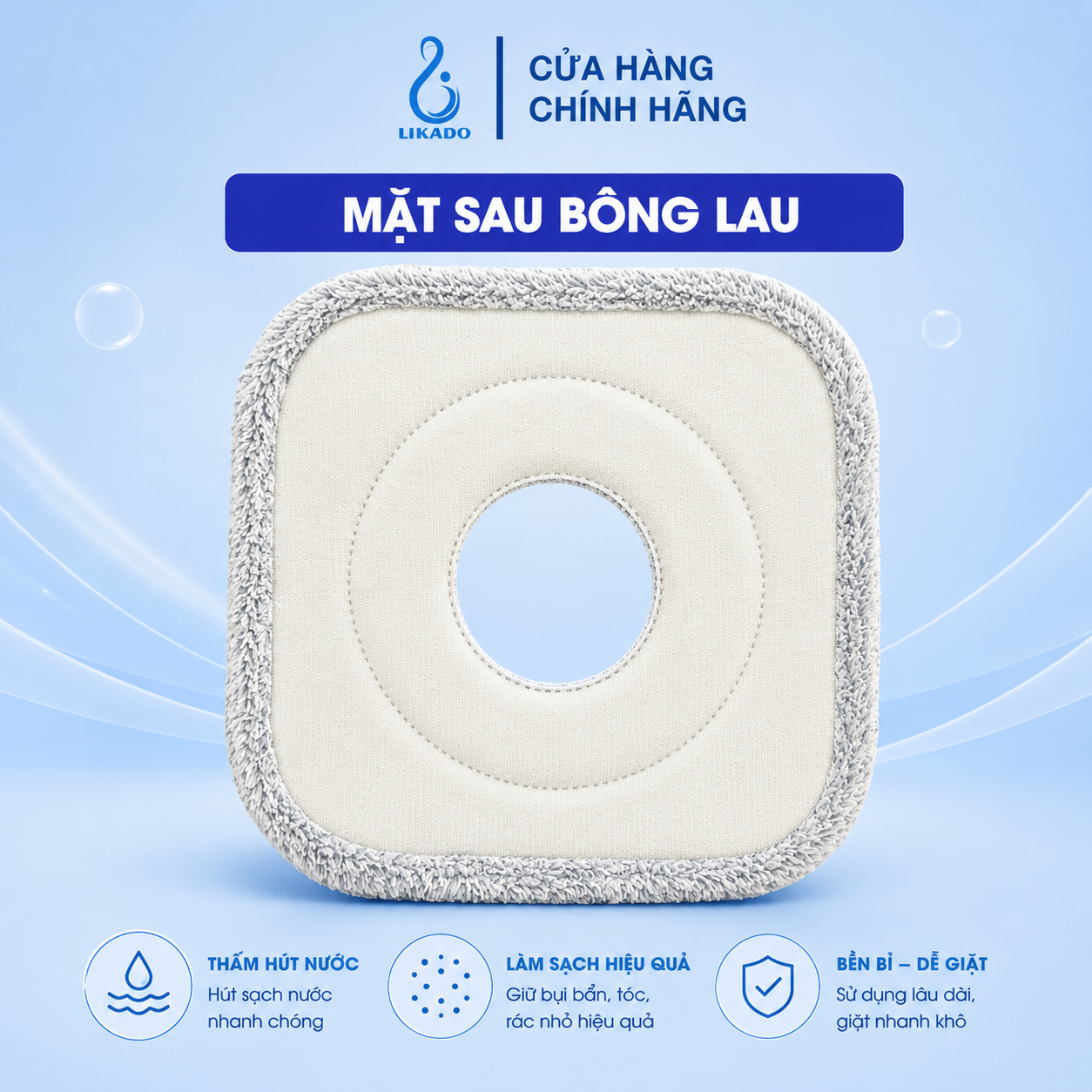 Cây lau nhà thông minh tách nước bẩn thông minh LKD -821
