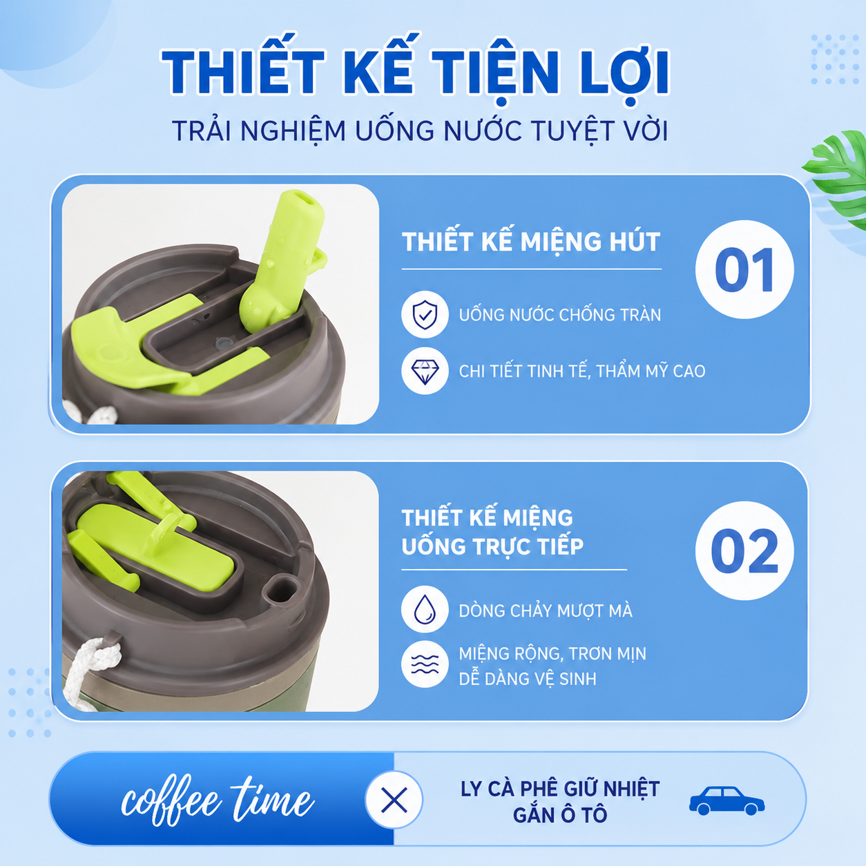Bình giữ nhiệt Likado inox 304 cao cấp giữ nhiệt lâu dung tích 480ml