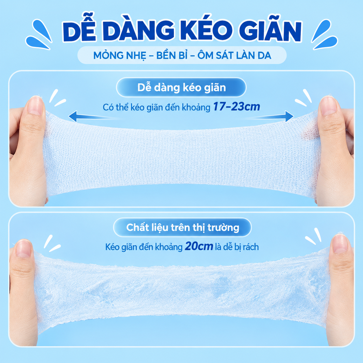 Bông đắp toner lotion mask kéo dãn Likado túi 300 miếng cotton mềm