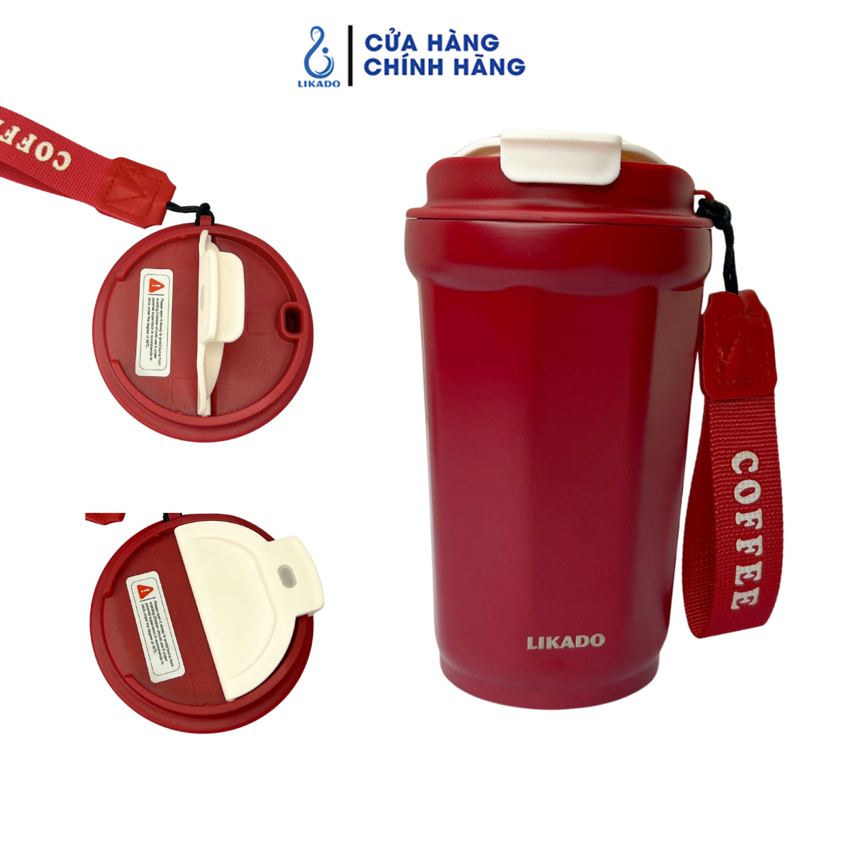 Cốc Giữ Nhiệt Likado thép không rỉ 304 dung tích 380ml/600ml