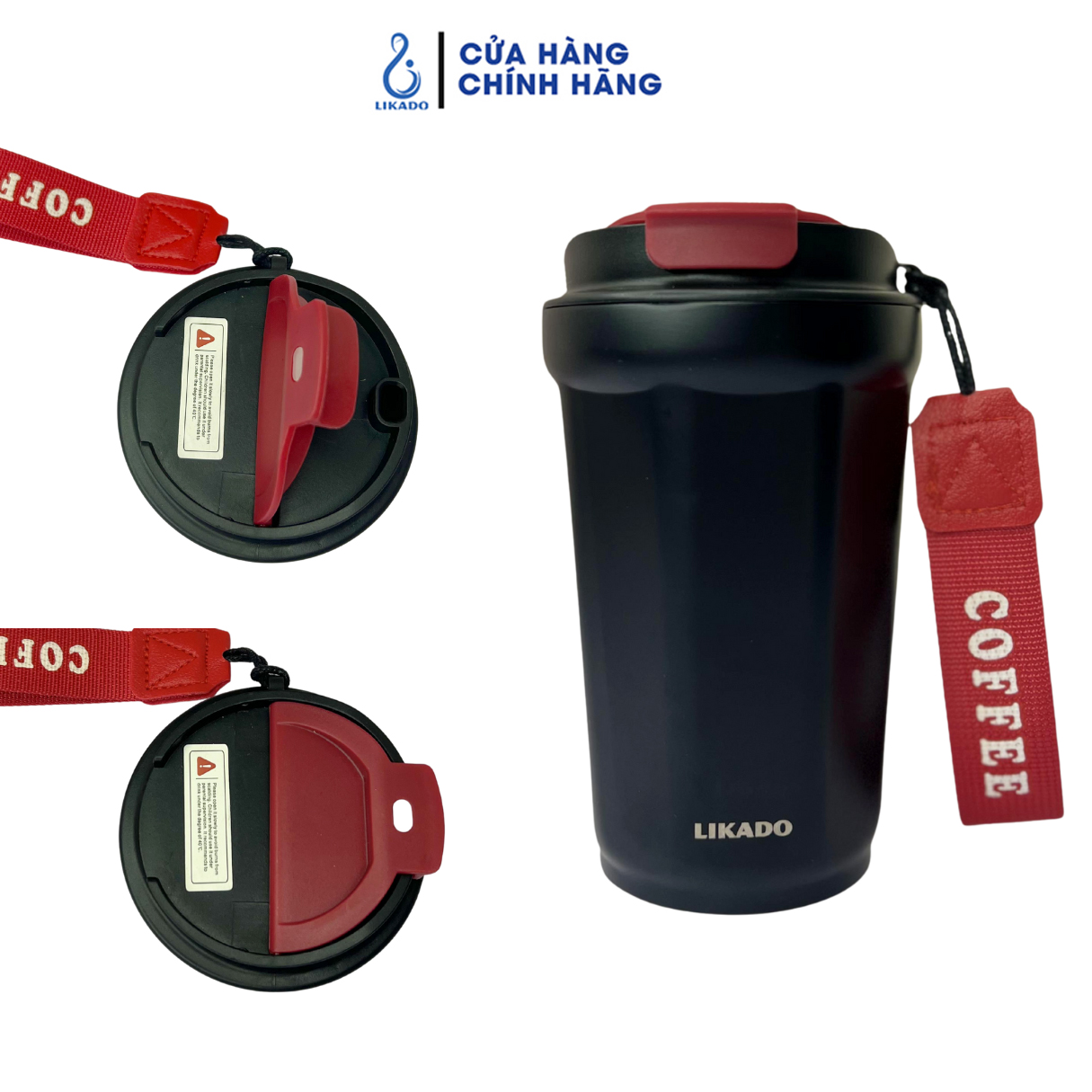 Cốc Giữ Nhiệt Likado thép không rỉ 304 dung tích 380ml/600ml