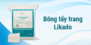 Bông tẩy trang 222 miếng likado