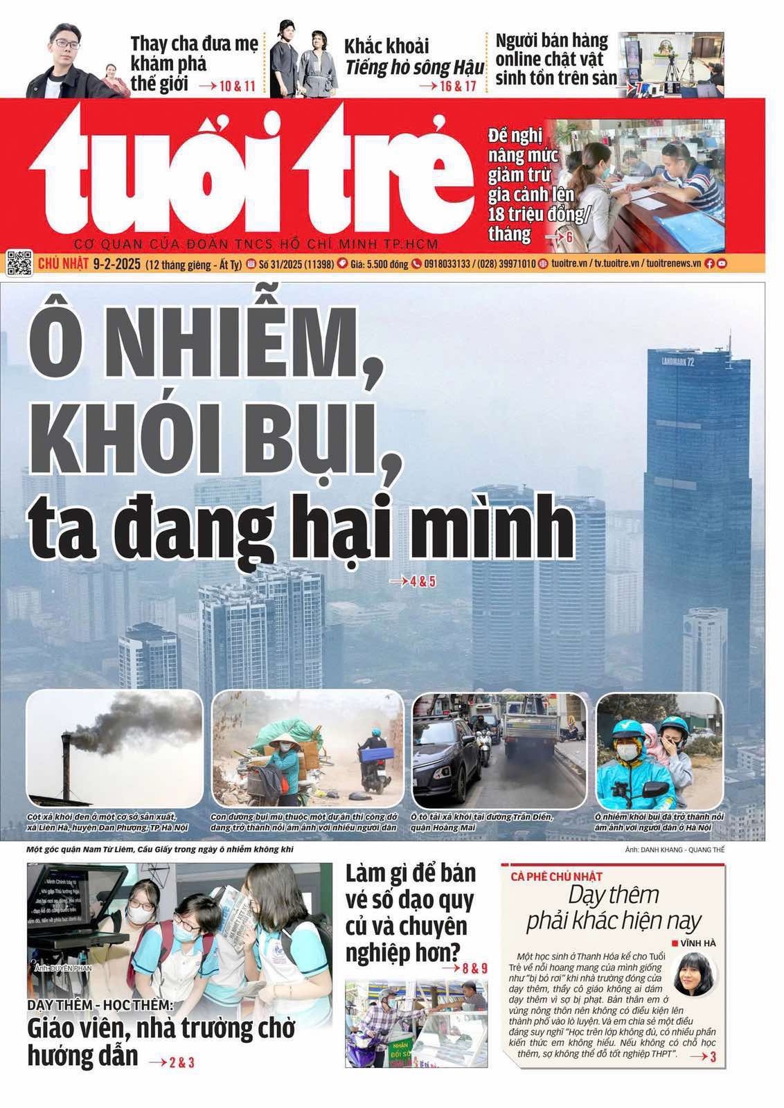 Ô nhiễm, khói bụi: Ta đang hại mình