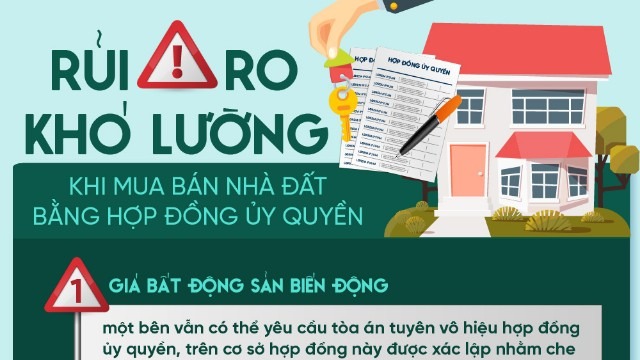 Rủi ro khi mua đất bằng hợp đồng ủy quyền