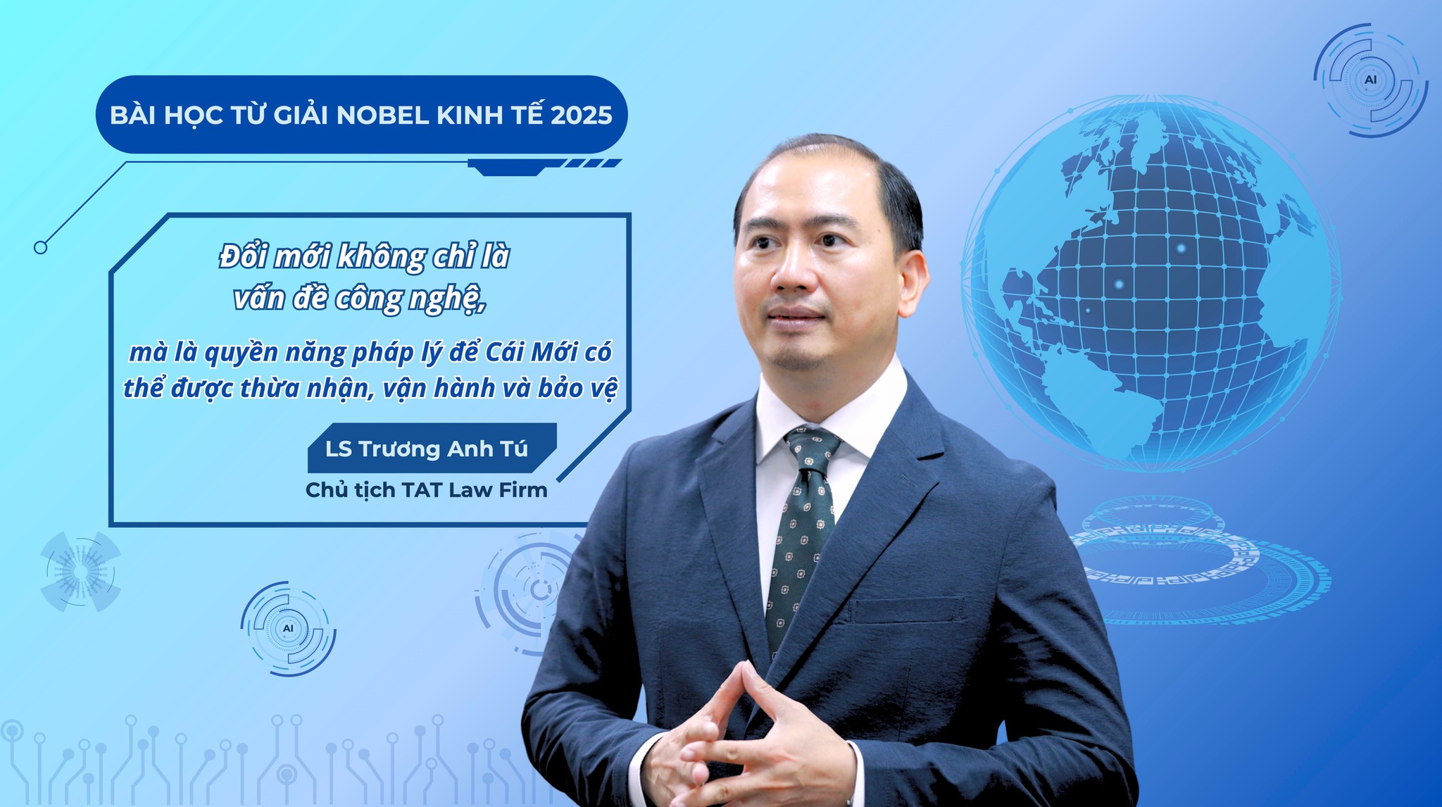 Nobel cảnh báo: Đổi mới không thể lớn lên trong thể chế cũ