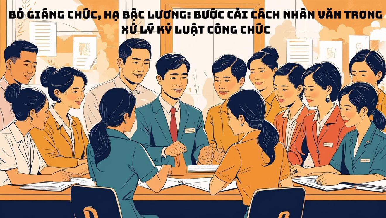 Bỏ giáng chức, hạ bậc lương: Bước cải cách nhân văn trong xử lý kỷ luật công chức