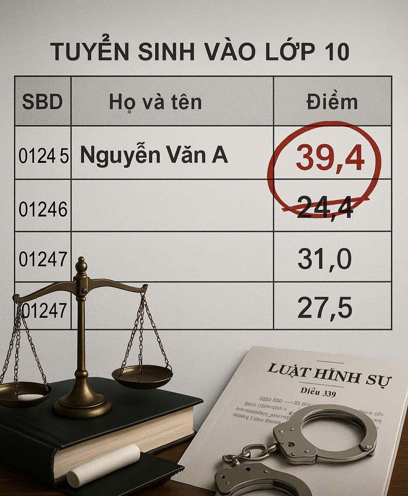 Vụ nâng điểm thi ở Thanh Hóa: Sai phạm không chỉ dừng ở đạo đức nghề nghiệp