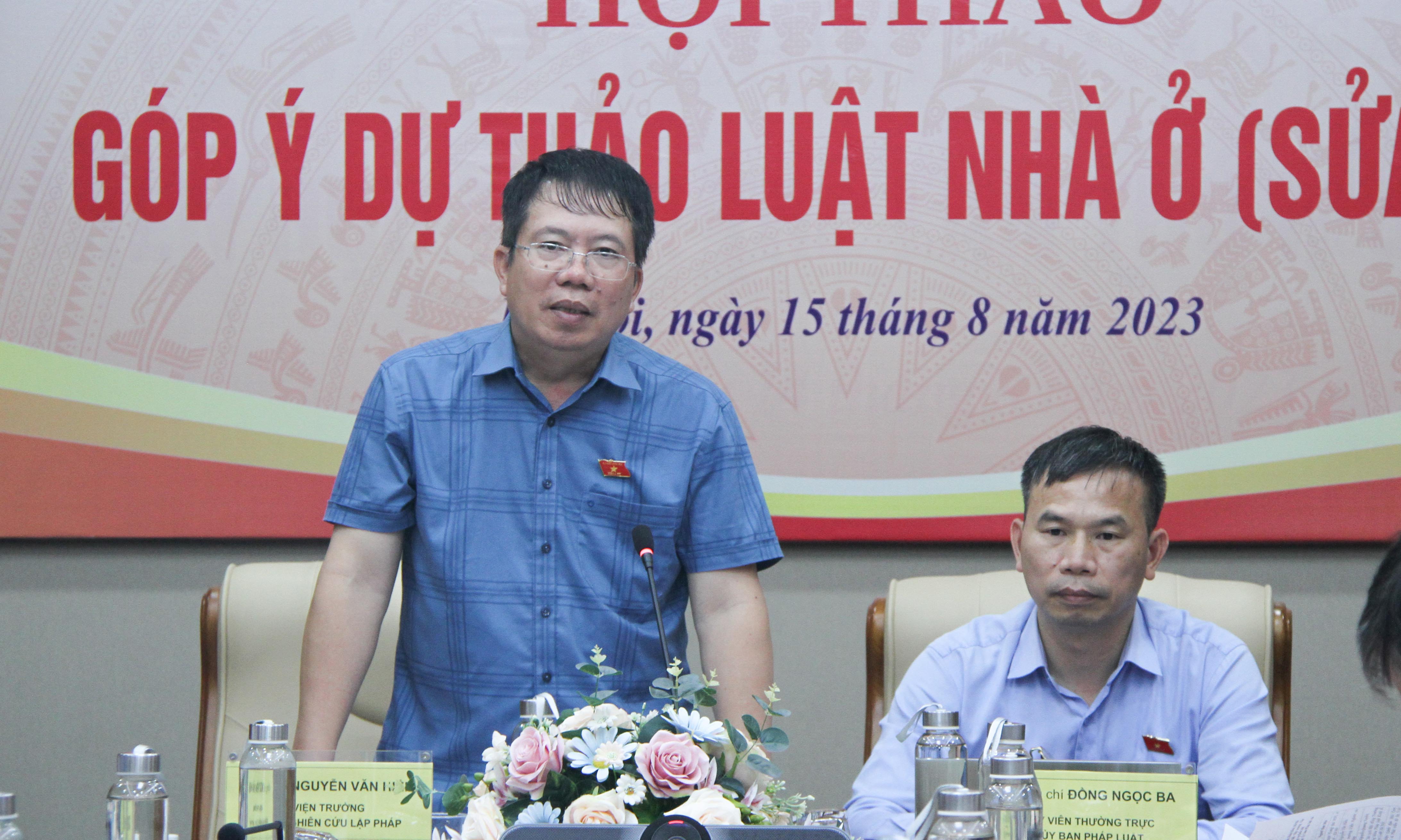 Hội thảo góp ý dự thảo Luật Nhà ở (sửa đổi)
