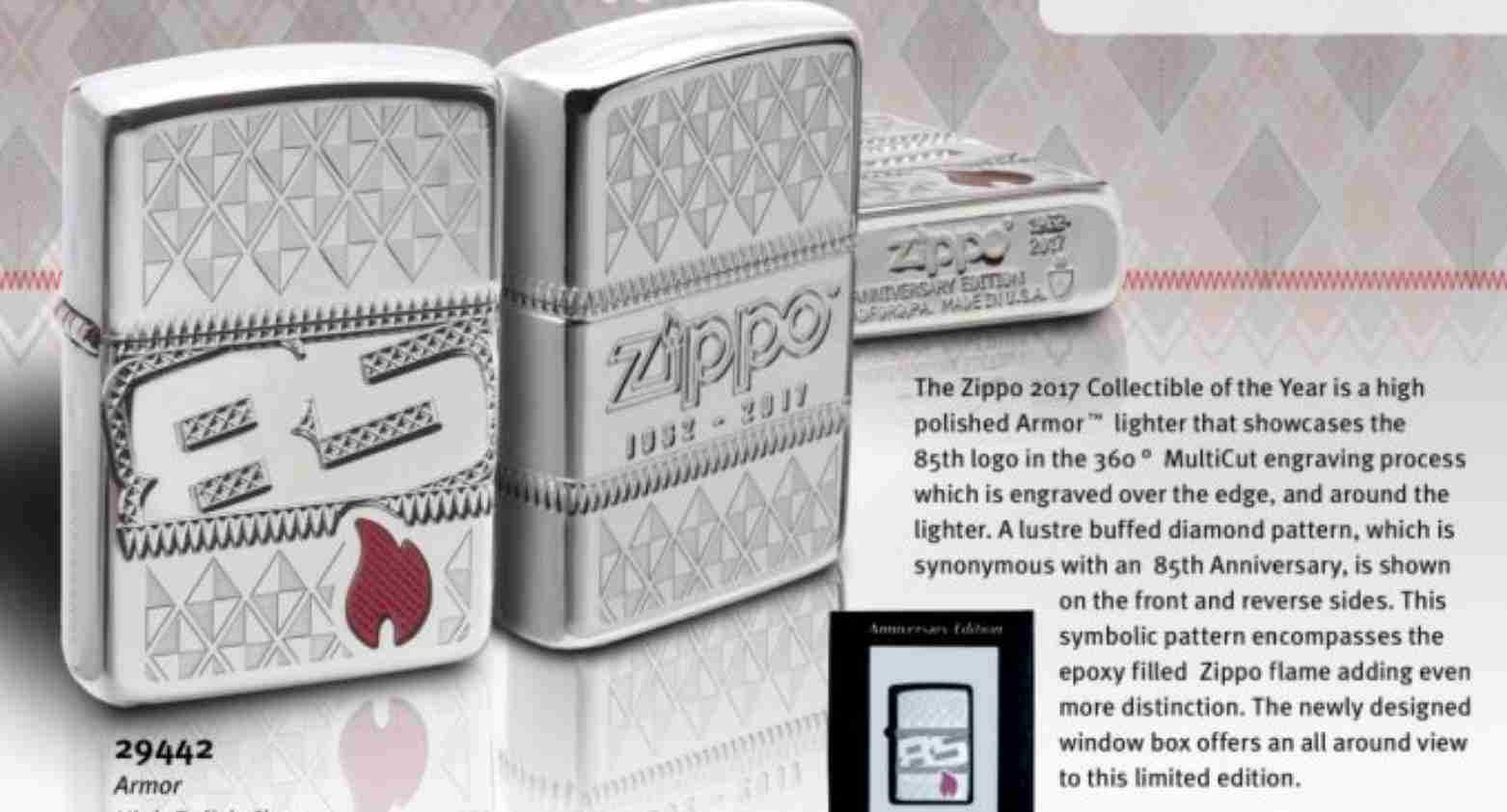 Thú vui sưu tập các phiên bản Zippo kỷ niệm mốc thời gian thành lập