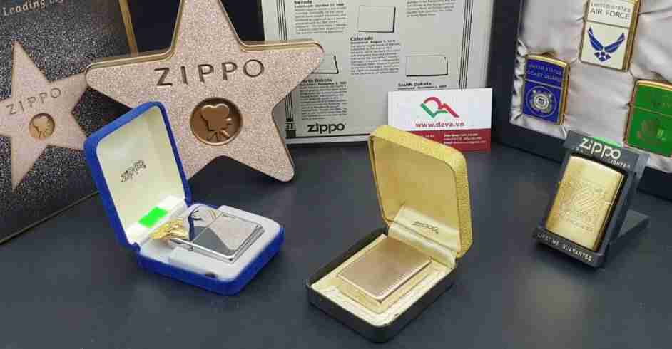 Zippo mạ vàng, bọc vàng và vàng khối phân biệt như thế nào
