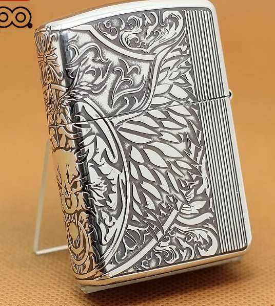 zippo armor bạc