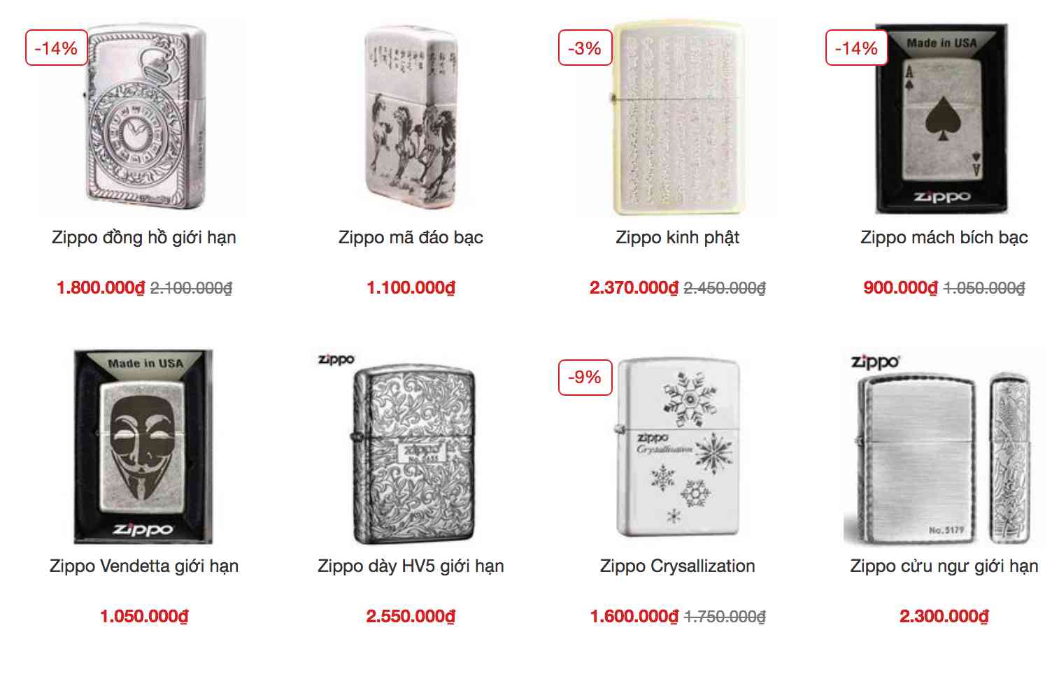 zippo bạc đẹp