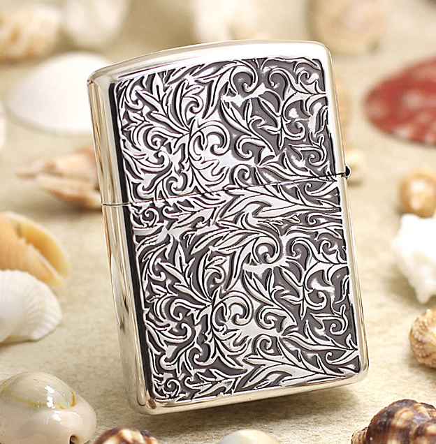 bật lửa zippo bạc vỏ dày