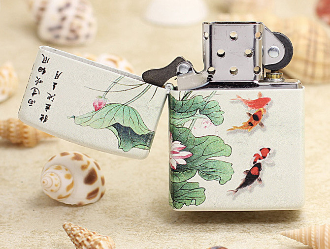 bật lửa zippo cá koi