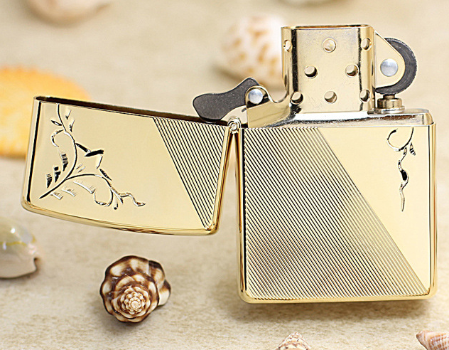 Zippo Gold Plate 1