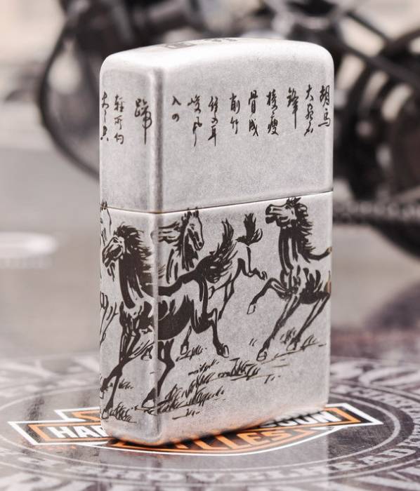 bật lửa zippo mà đáo thành công bạc