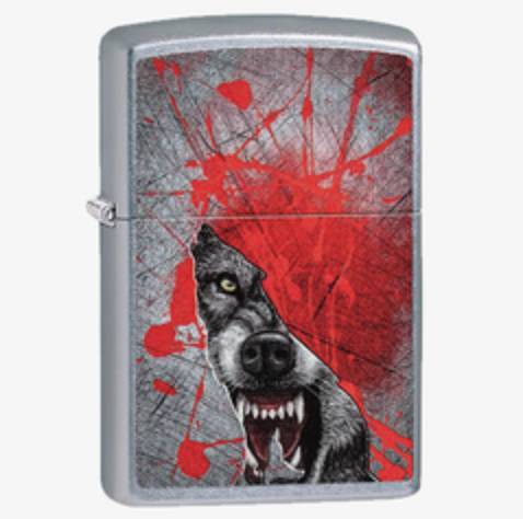 zippo in hình sói