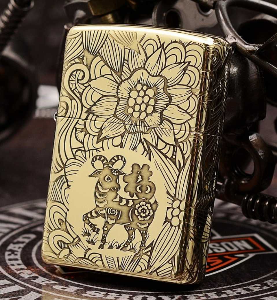 bật lửa zippo con dê