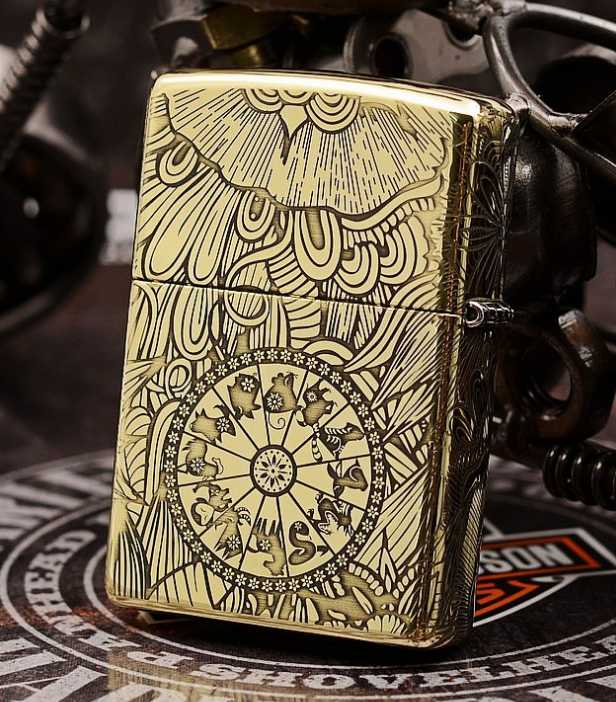 bật lửa zippo tuổi tuất con chó