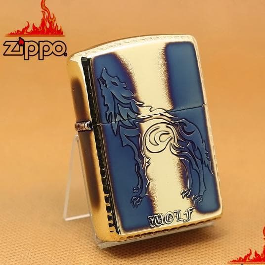 Zippo Armor Copper Wolf dập nổi