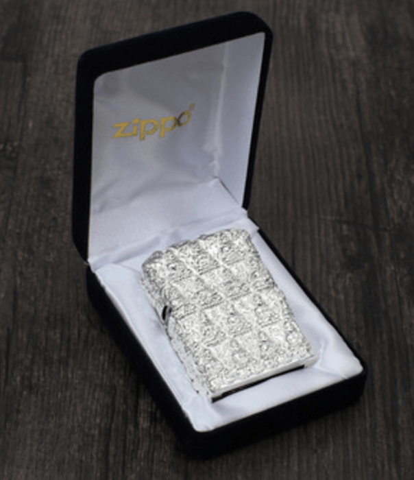 zippo phật ốp khối