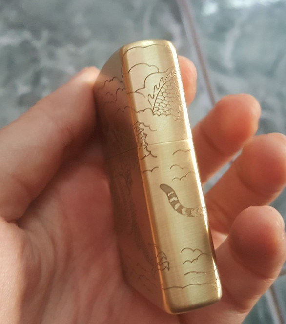 Zippo ngoạ hổ tàng long 4 mặt