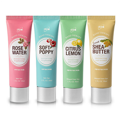 Kem dưỡng ẩm trắng và giảm nhăn da tay -  Atomy Hand Therapy 4 Kit