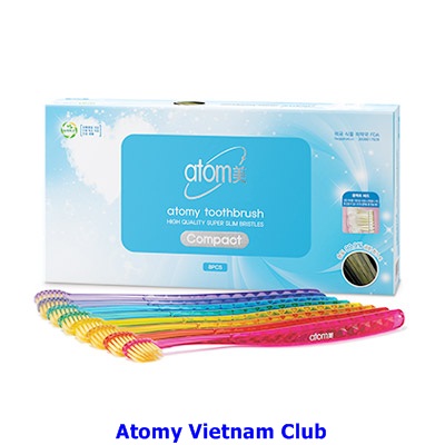 Bàn chải đánh răng cho đầu nhỏ - Atomy's Toothbrush Compact (hộp)