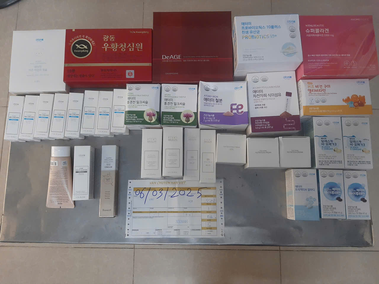 Chuyến thứ 12 của năm 2025 của shop đã nhập kho HCM. KoreaTitan – Chuyên hàng nhập khẩu chính hãng từ Korea.