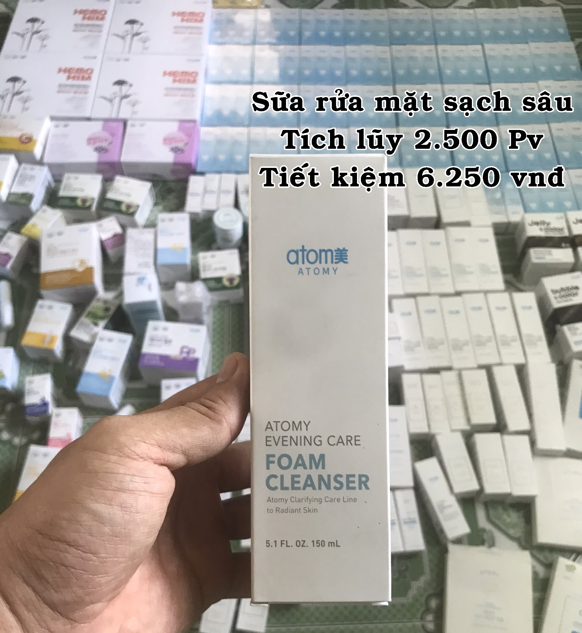 Sữa rửa mặt chuyên sâu Atomy - Atomy Evening Care Foam Cleanser