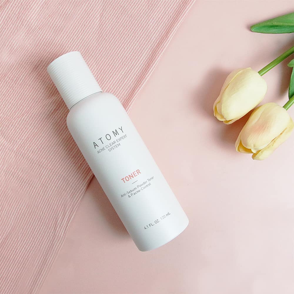 Nước dưỡng hoa hồng cho da mụn - Atomy Acne Clear Expert System Toner