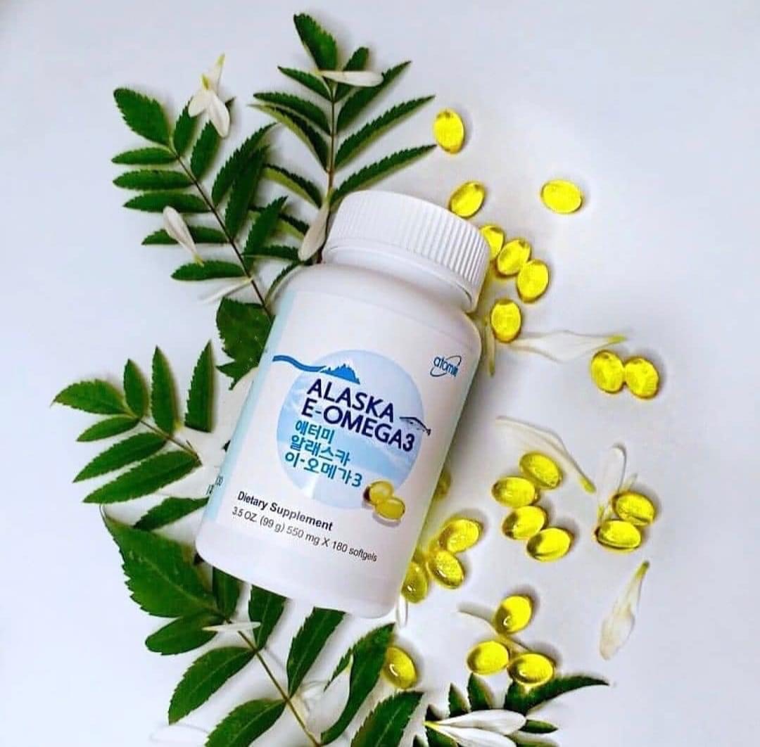Viên dầu cá hồi tự nhiên vùng Alaska - Atomy Alaska E-Omega 3