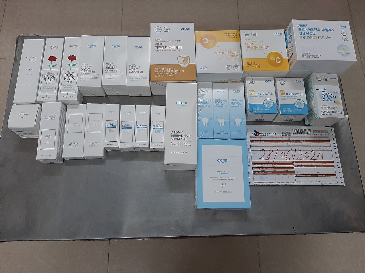 Chuyến hàng thứ 48 của KoreaTitan.com trong năm 2024 - Chuyên nhập hàng chính hãng Atomy