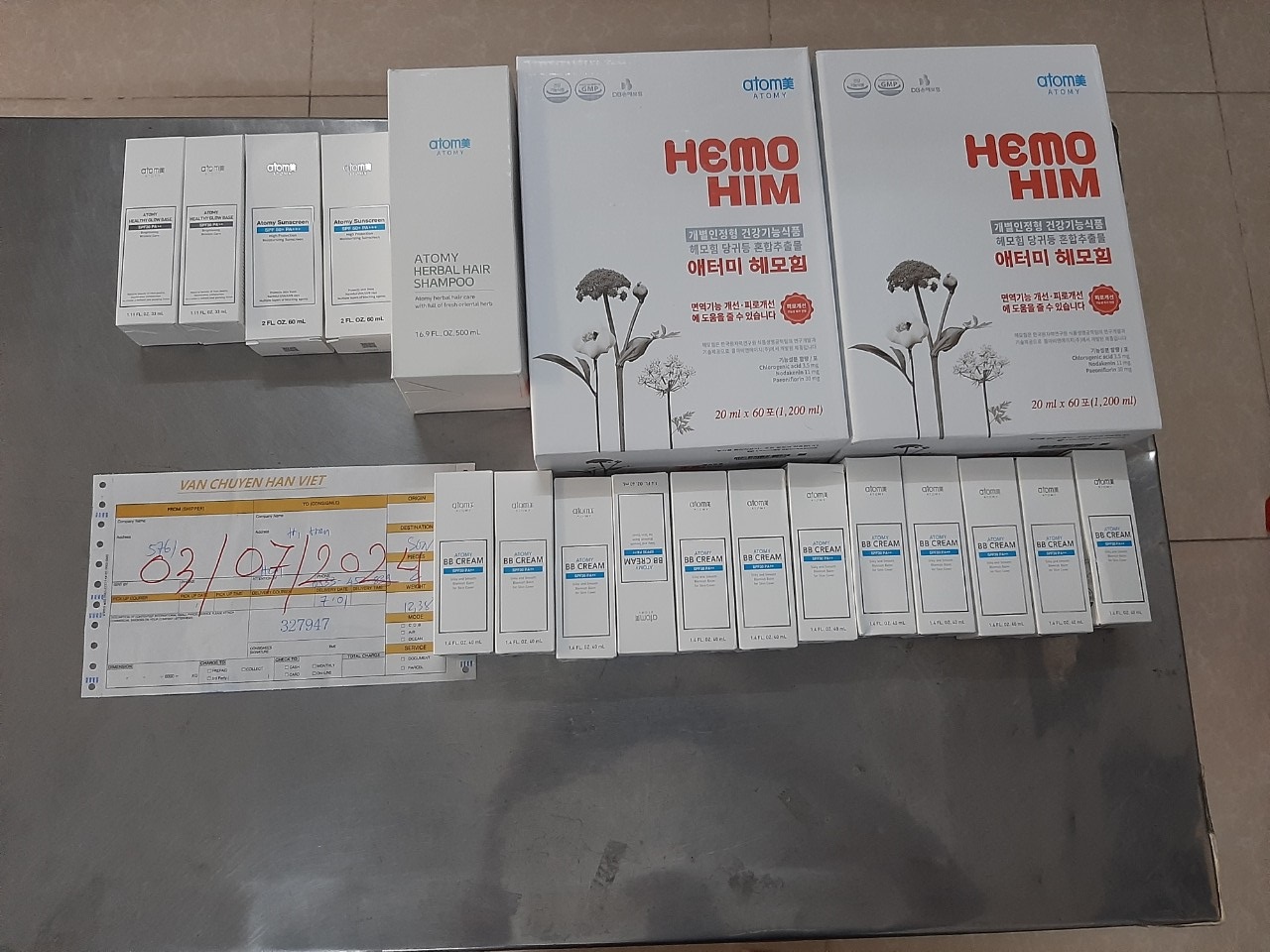 Chuyến hàng thứ 49 của KoreaTitan.com trong năm 2024 - Chuyên nhập hàng chính hãng Atomy