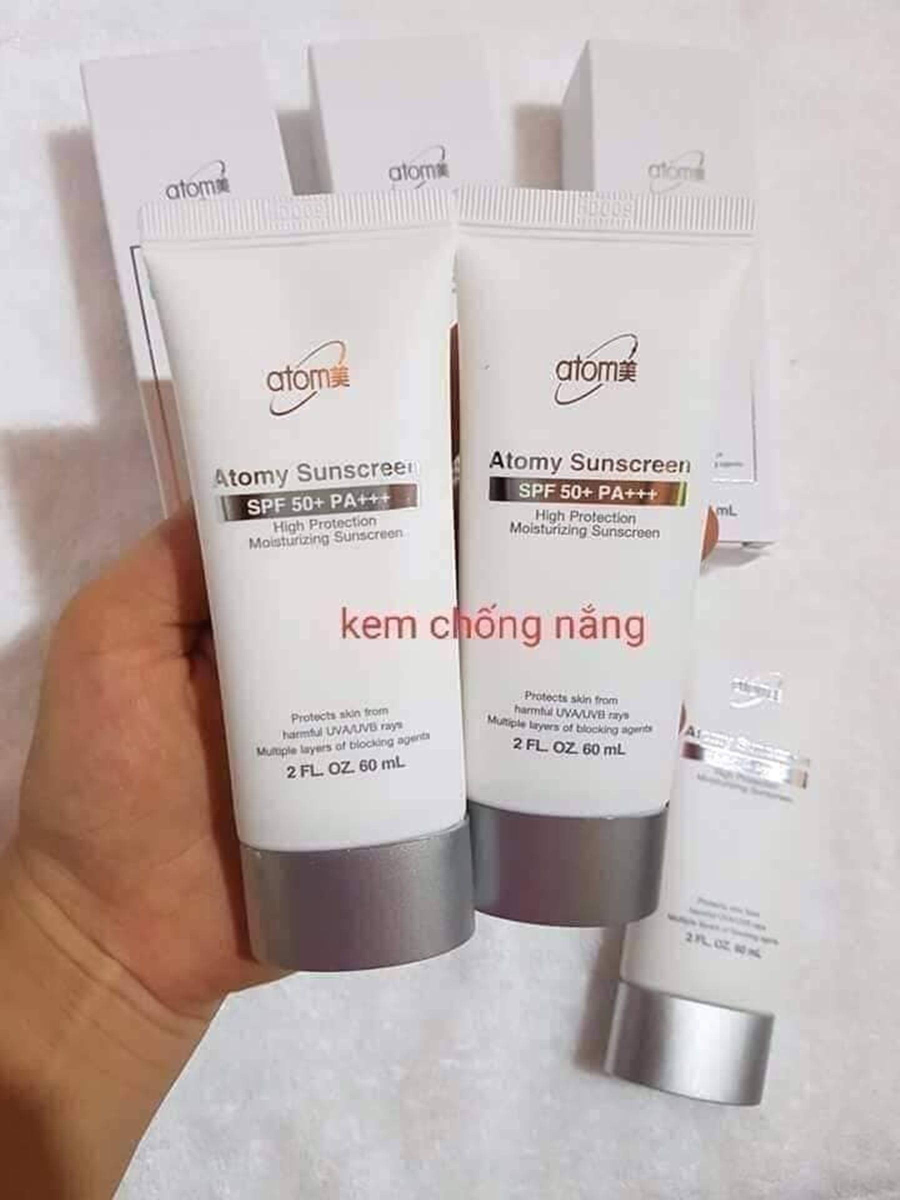 Kem chống nắng  (màu da) - Atomy Sunscreen  – SPF50+  PA+++: