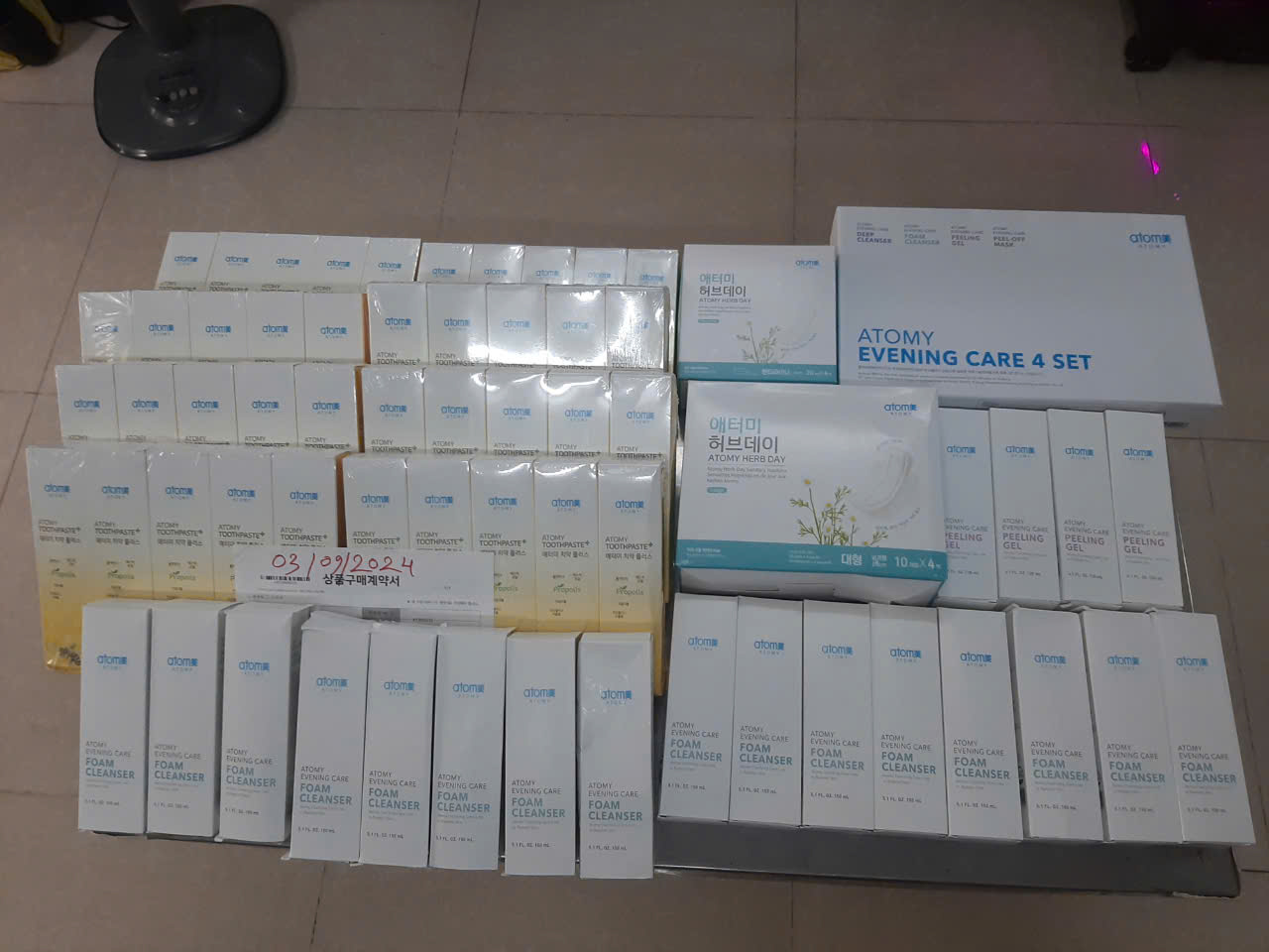 Chuyến hàng thứ 64  của KoreaTitan.com trong năm 2024 - Chuyên nhập hàng chính hãng Atomy