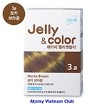 Atomy Jelly & Color 3a - Thuốc nhuộm tóc màu nâu mocha